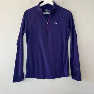Paradox Merino Blend Quarter Zip Athletic Pullover‎ Medium